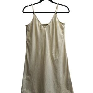 Elegant Cream Slip Dress